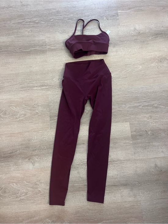 lululemon athletica Pants - Lululemon Maroon leggings and  Sports Bra
